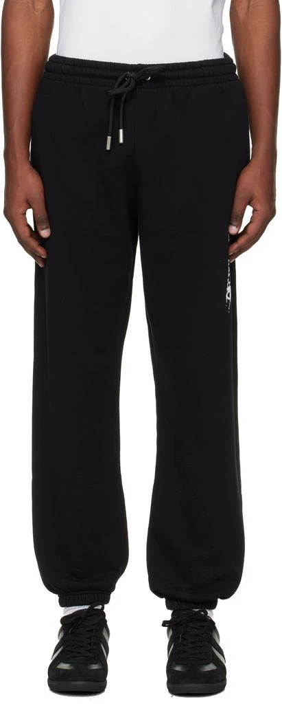Off-White Black Ink Arrow Cuffed Sweatpants 1