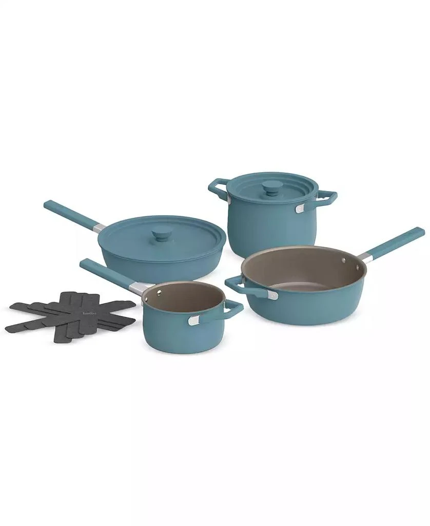 Bella 9-Piece Store More Nonstick Ceramic Cookware Set 3