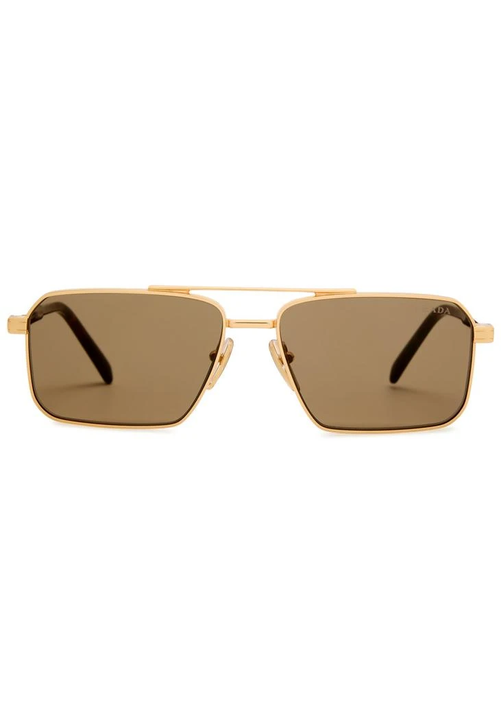 Prada Narrow aviator-style sunglasses 2
