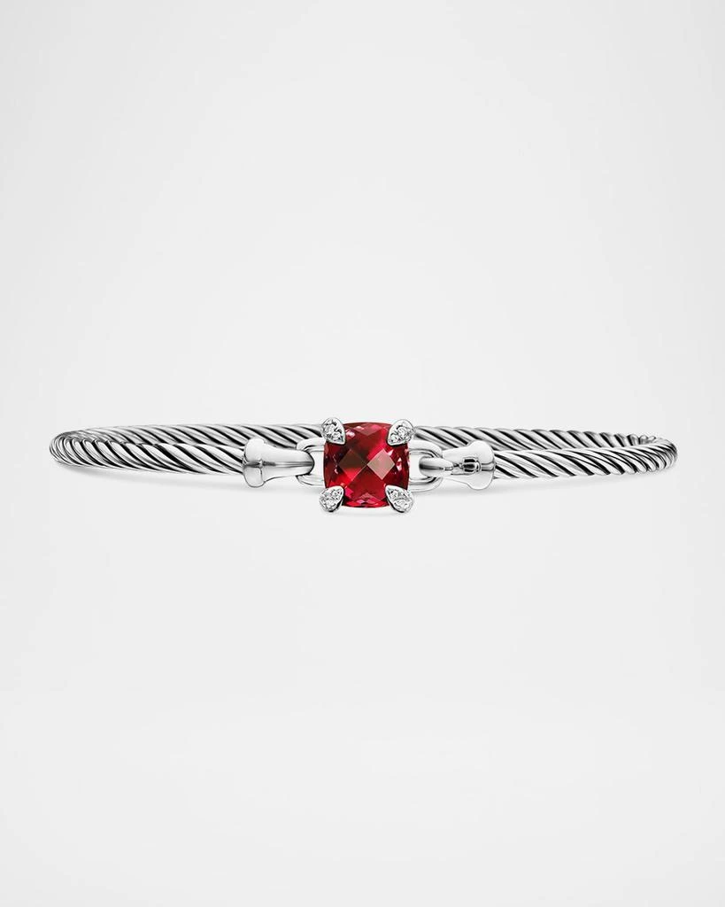 David Yurman Chatelaine Pave Prong Bracelet with Stone 1