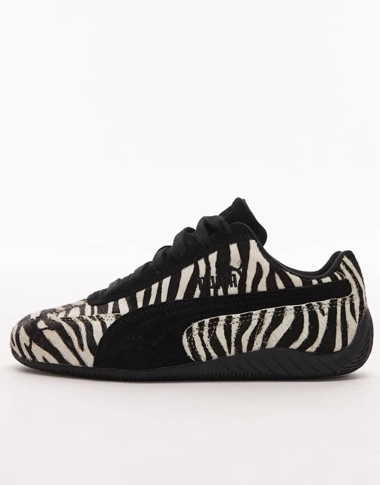 Puma Puma Speedcat trainers in zebra print 2