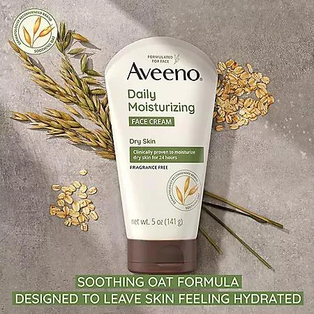 Aveeno Aveeno Daily Moisturizing Face Cream, 5 oz., 2 pk. 3