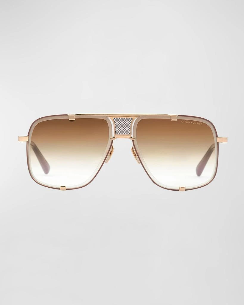 Dita Men's Mach Five Metal-Acetate Aviator Sunglasses 1
