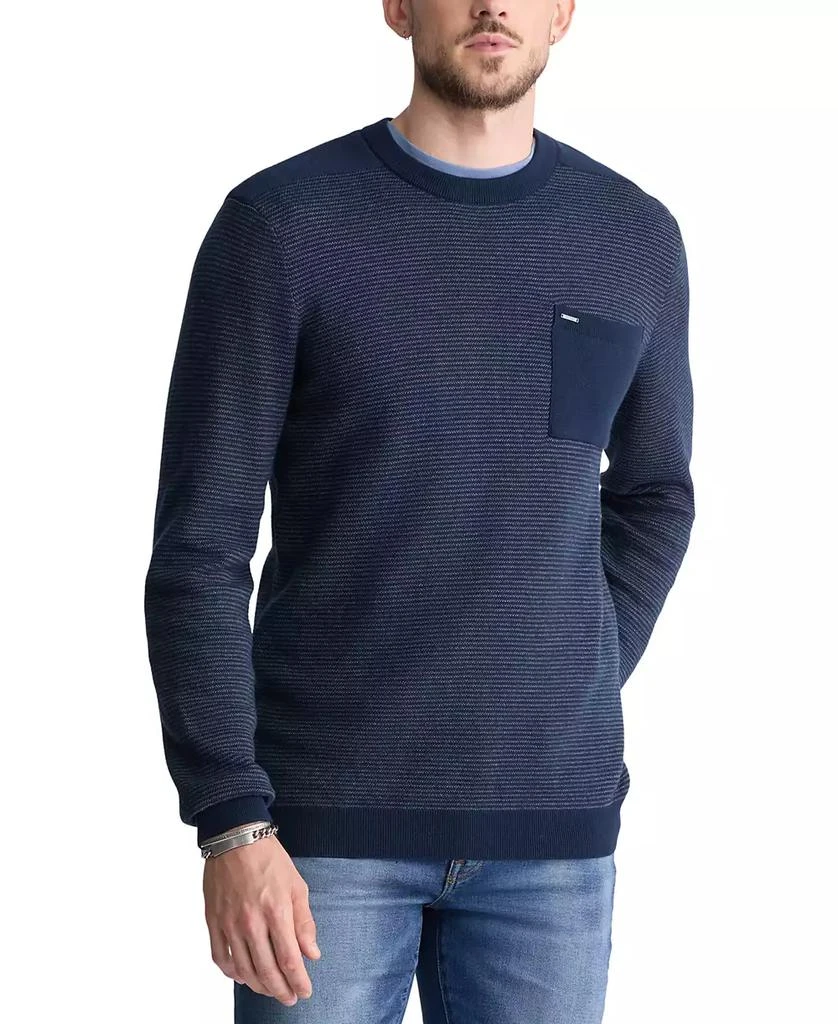 BUFFALO David Bitton Men's William Knit Pullover Crewneck Sweater 1