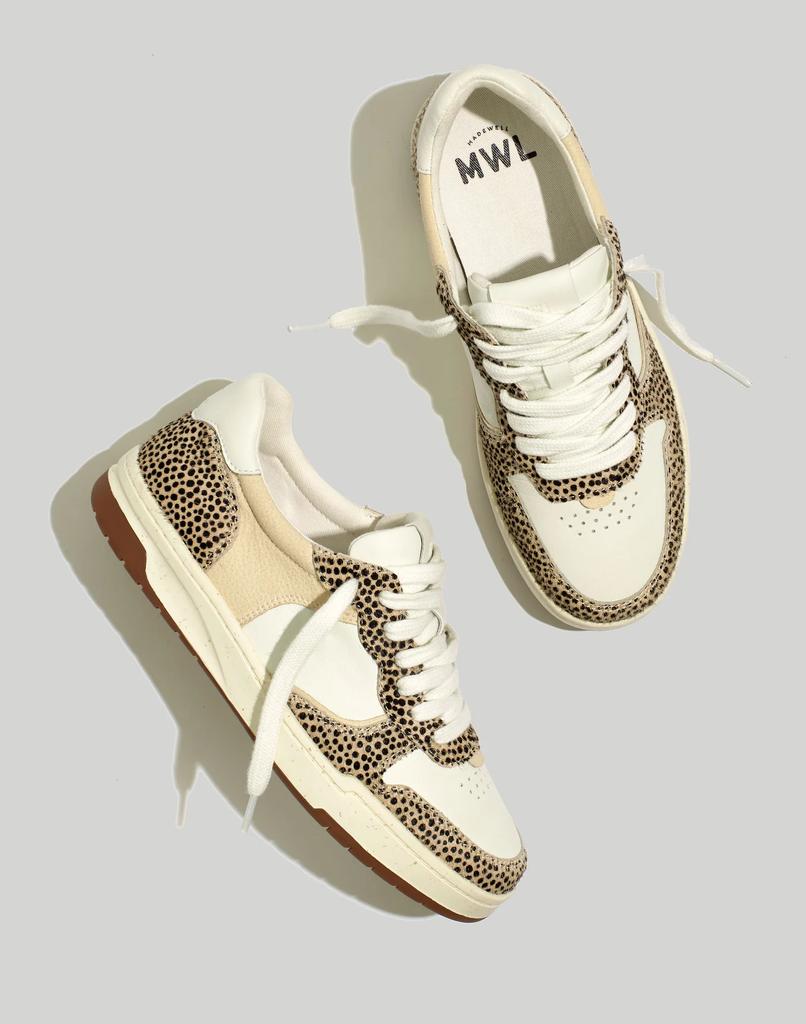 Madewell Court Sneakers in Spotted Calf Hair