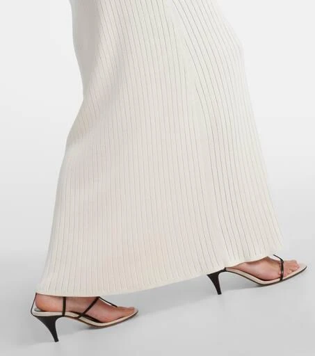 Nili Lotan Ivenka ribbed-knit cotton maxi dress 5