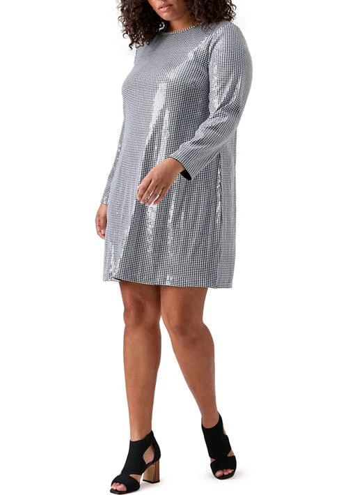 Sanctuary Plus Size Dance Moves Sequin Dress 1