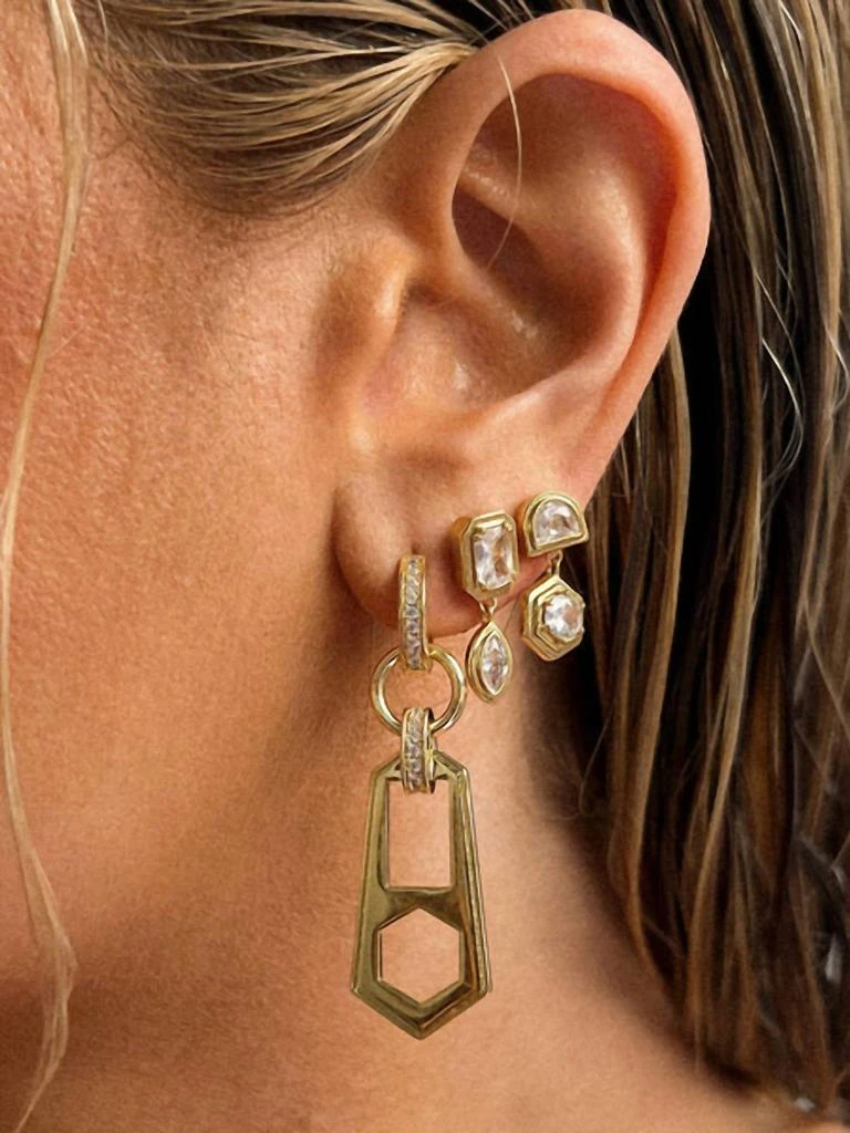 Luv AJ Luv Aj - Women's Star Bezel Studs Set 4
