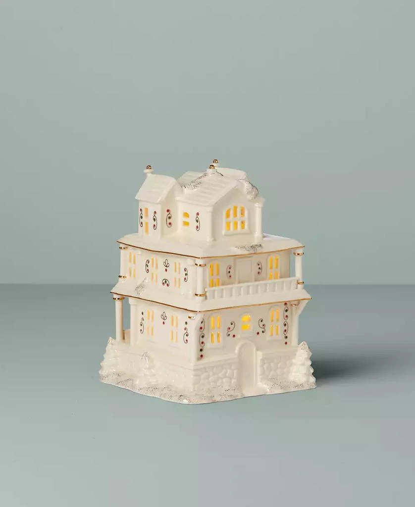 Lenox Mistletoe Park Light-Up Victorian House Figurine, Exclusively at Macy’s 3