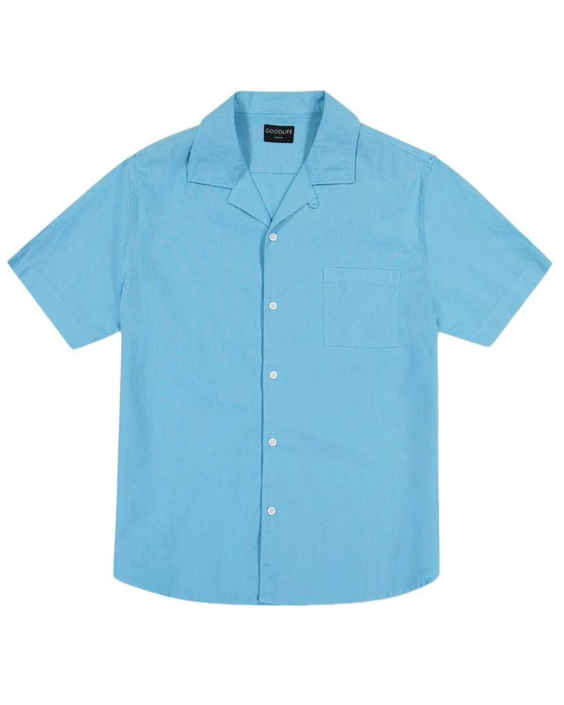 Goodlife Clothing Camp Collar Linen-Blend Shirt 1