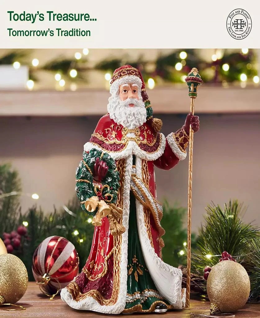 Fitz and Floyd Noel Holiday Musical Santa Figurine, 11-inch 7