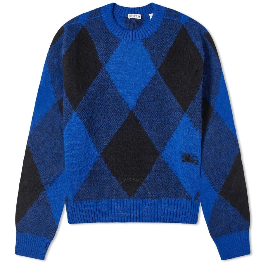 Burberry Burberry Large Check Crew Knit Sweater, Size X-Large 1