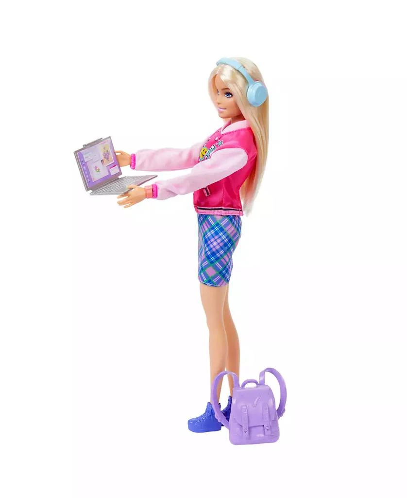 Barbie I Love School Toy Set with 7 Accessories, Blonde Fashion Doll Wears Removable Look 4