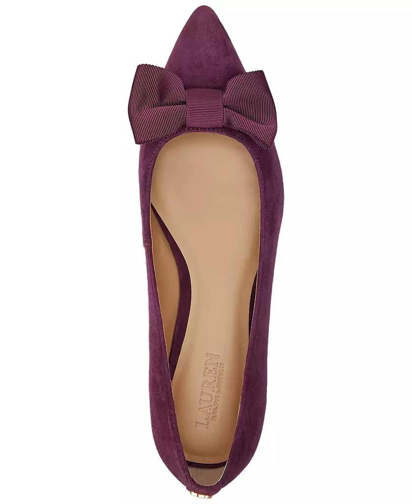Ralph Lauren Women's Londyn Bow Ballet Flats 4
