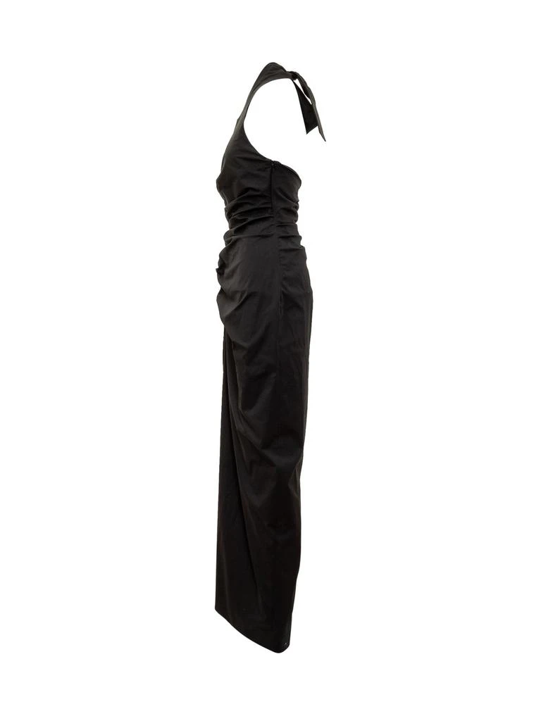 Salvatore Ferragamo Ferragamo Halterneck Gathered Dress 3