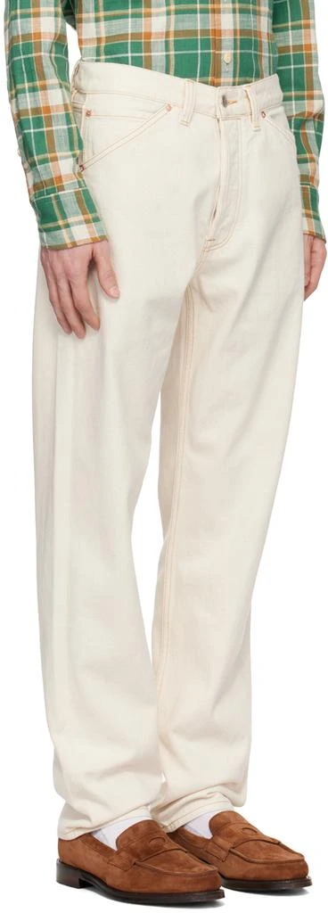 Drake's Off-White Patchless Jeans 2
