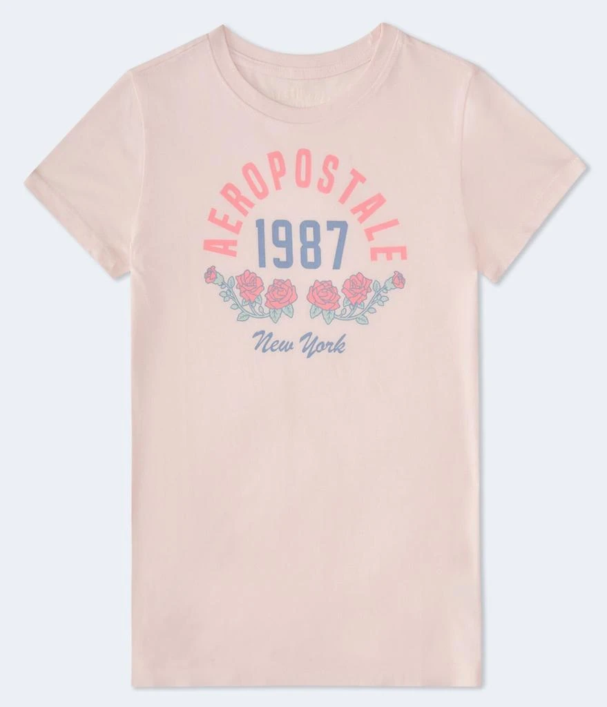 Aeropostale 1987 Roses Graphic Tee 1