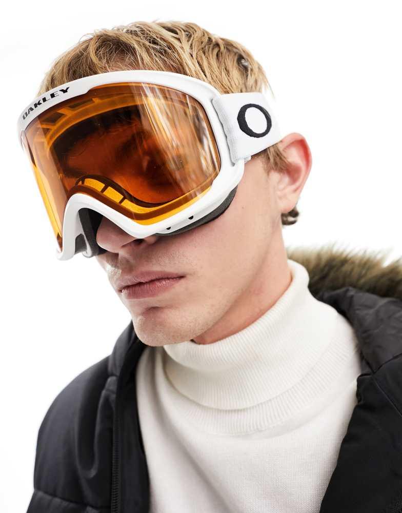 Oakley Oakley o-frame 2.0 ski goggles in white and orange