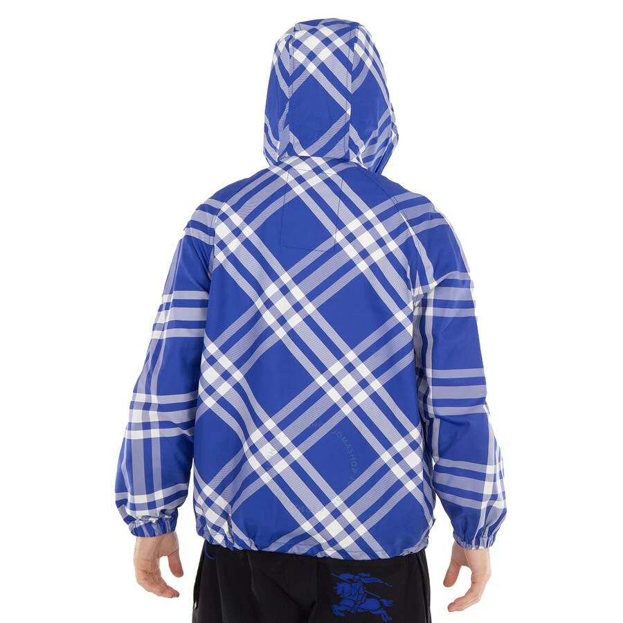 Burberry Check-Pattern Hooded Zip-Up Polyamide Jacket 3