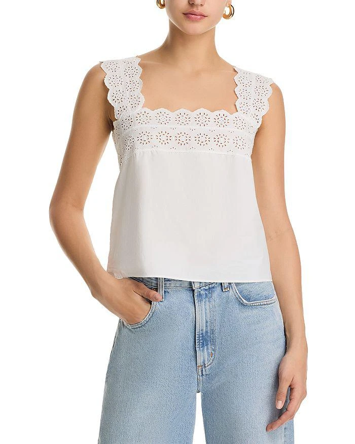 FRAME The Eyelet Tank Top 1