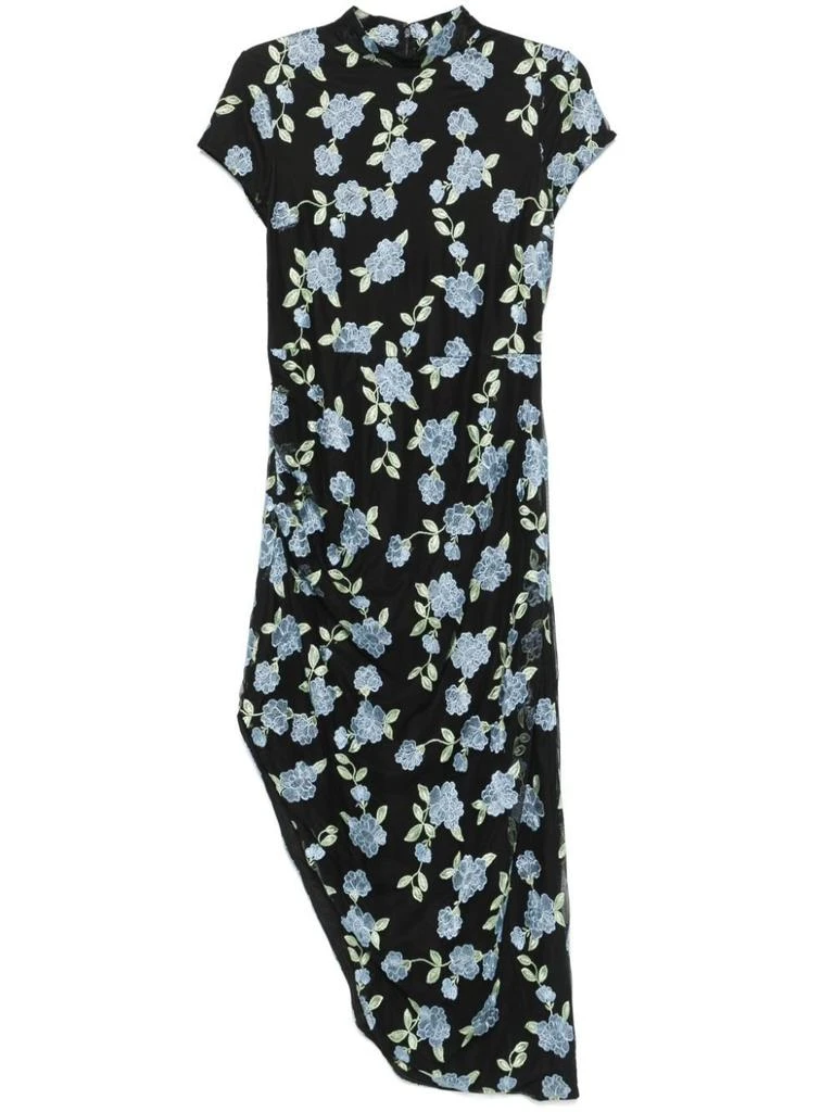 square neck black midi dress Black Square Neckline Sleeveless Midi Dress