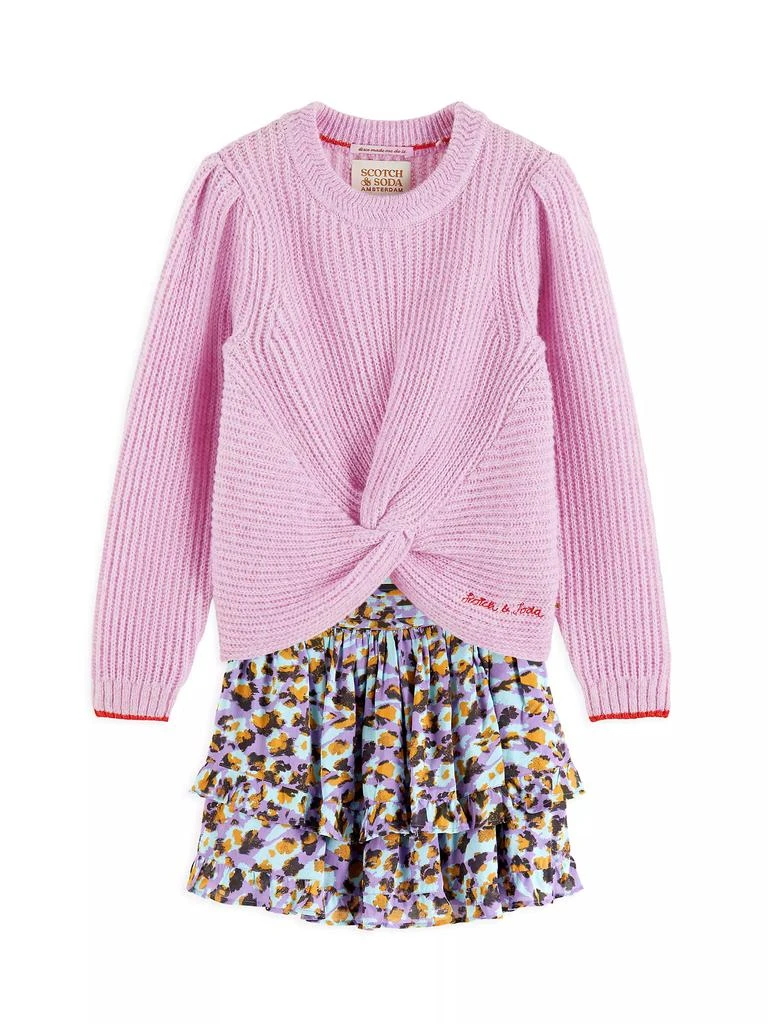 Scotch & Soda Little Girl's &amp; Girl's Knotted Sweater 2