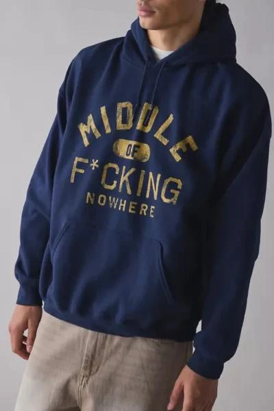 Urban Outfitters Middle Of Nowhere Graphic Hoodie Sweatshirt 4
