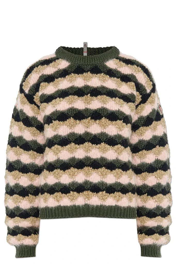 Moncler Moncler Grenoble Striped Crewnek Jumper 1