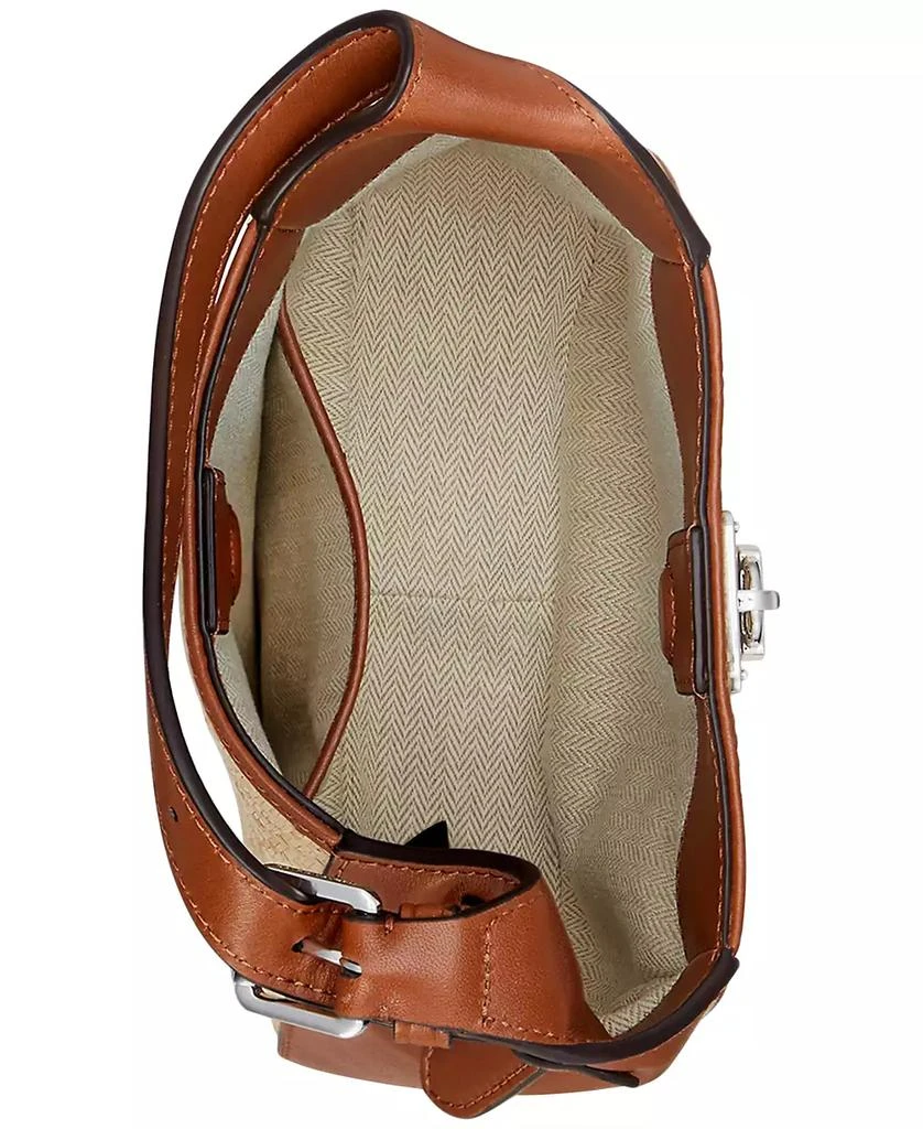 Ralph Lauren Raffia Mini Tanner Shoulder Bag 7