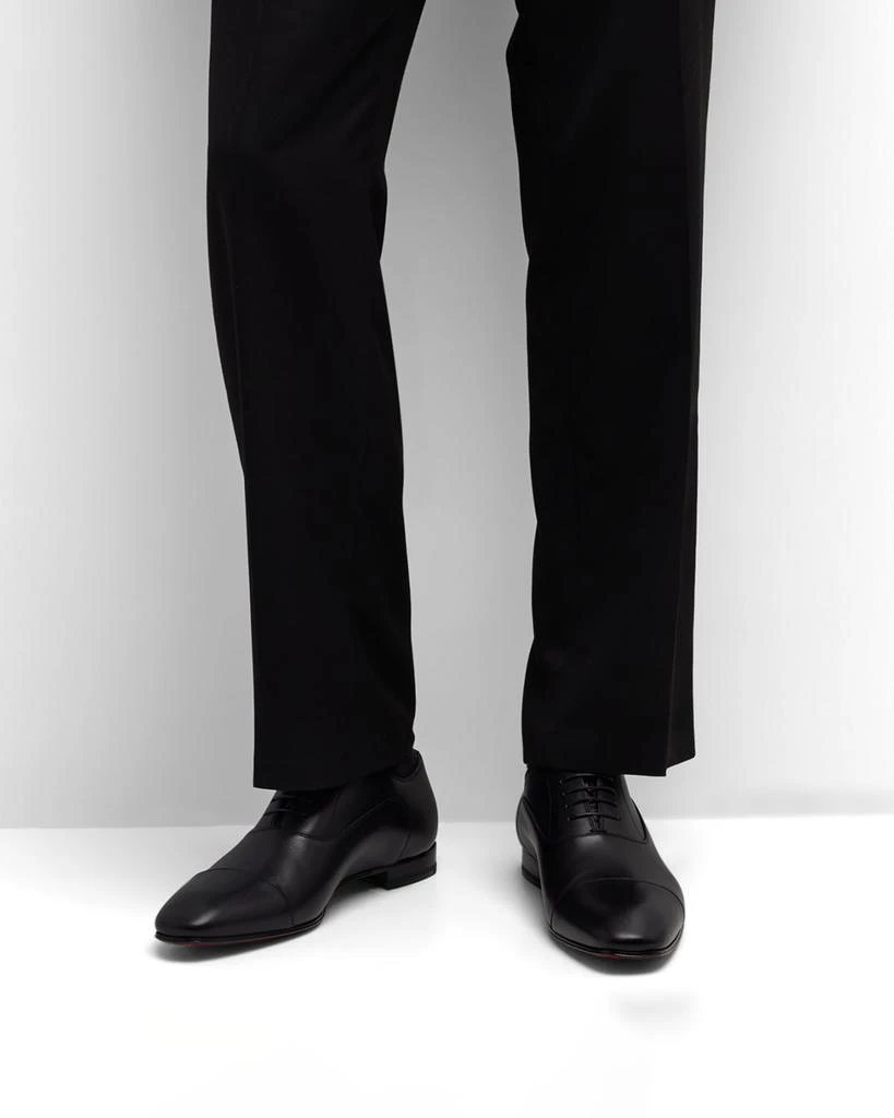 Christian Louboutin Greggo Men's Lace-Up Leather Dress Shoes 2