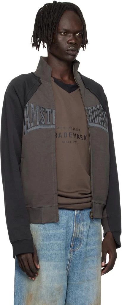 BEAMS PLUS Navy Zip Sweatshirt Beams Plus