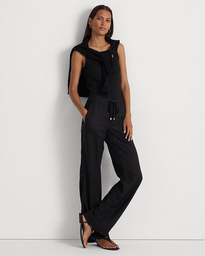 Ralph Lauren Linen Wide-Leg Pants, Regular & Petite