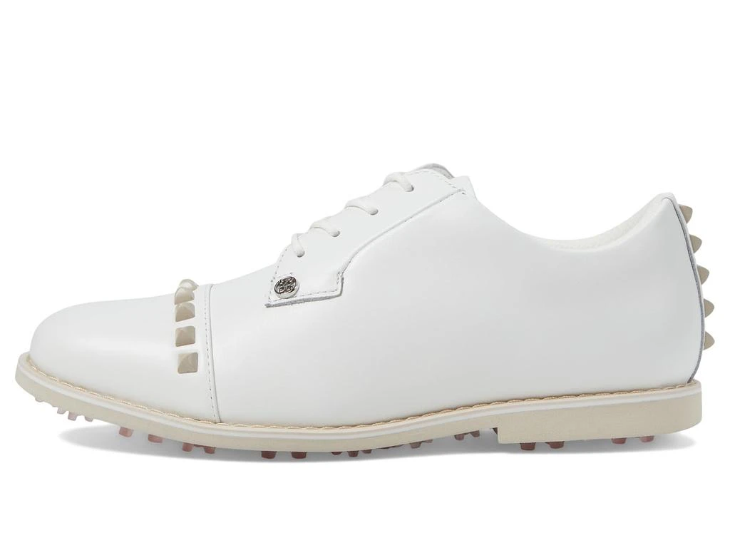 GFORE Gallivanter Pebble Leather Stud Cap Toe Golf Shoes 4