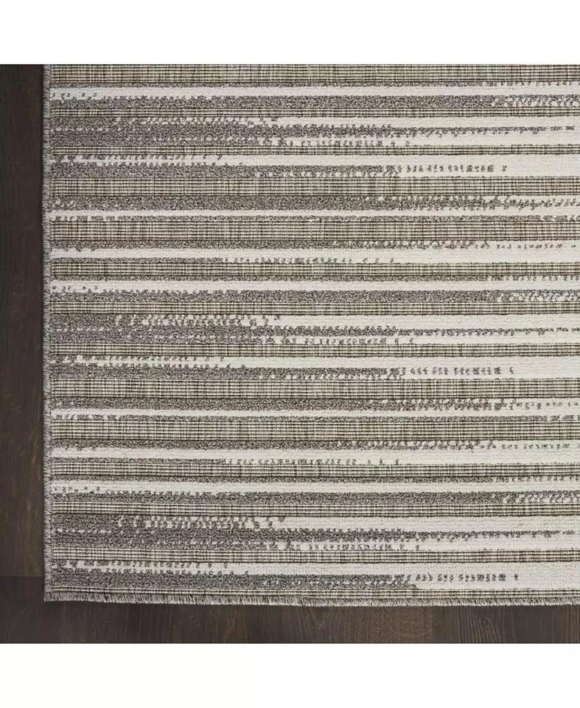 Nourison Key Largo KLG01 Silver 2'2" x 7'6" Runner Rug 2