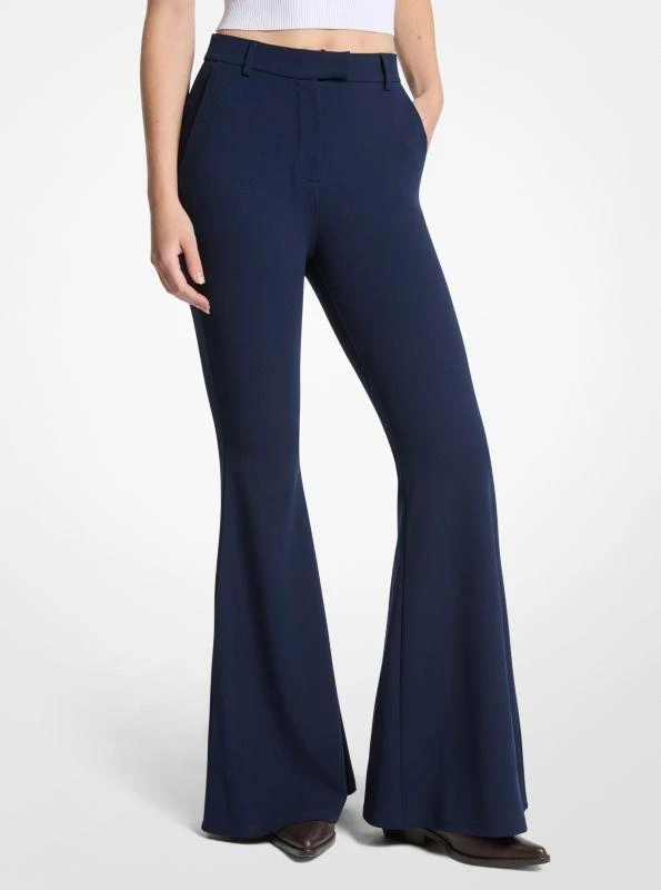 Michael Kors Stretch Crepe Flared Pant 1
