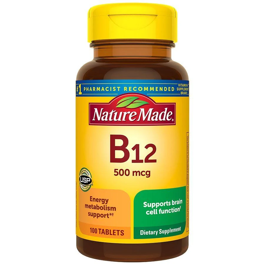 Nature Made Vitamin B12 500 mcg Tablets 1