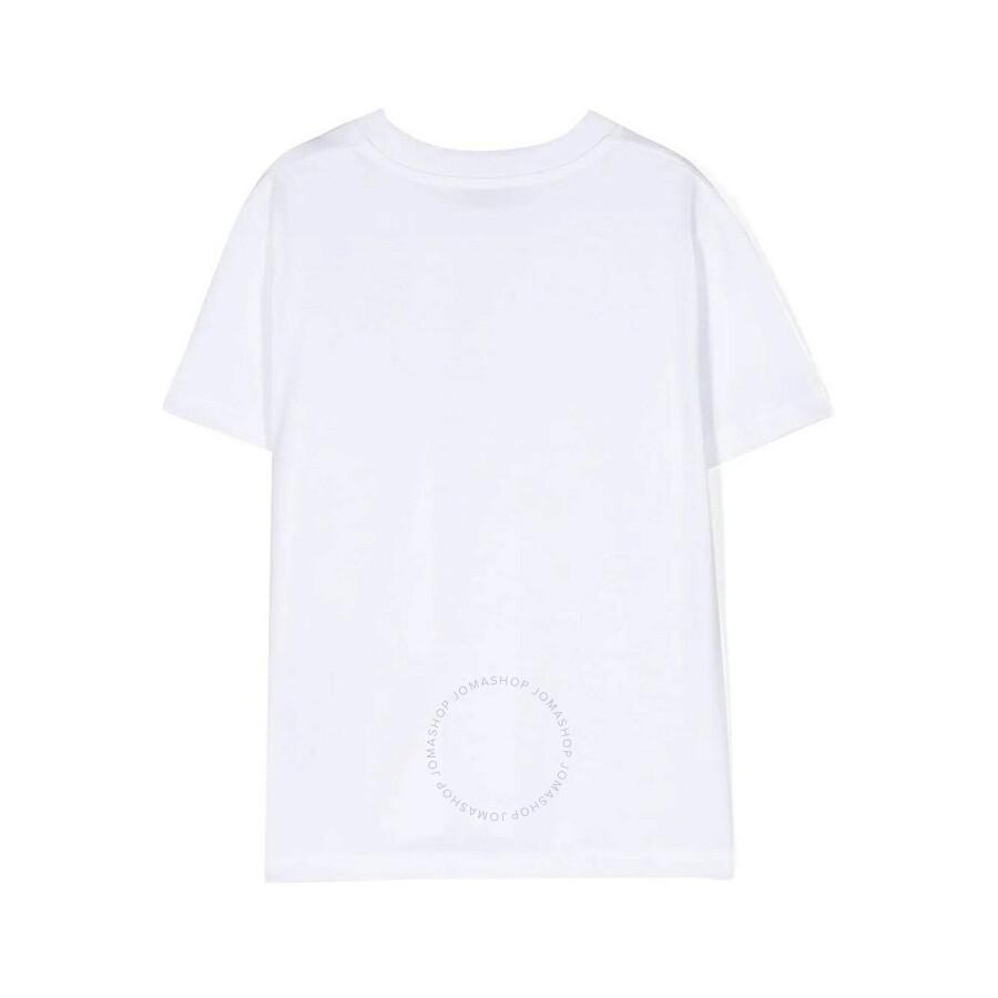 Moncler Boys Mascotte Logo-Patch Cotton T-Shirt
