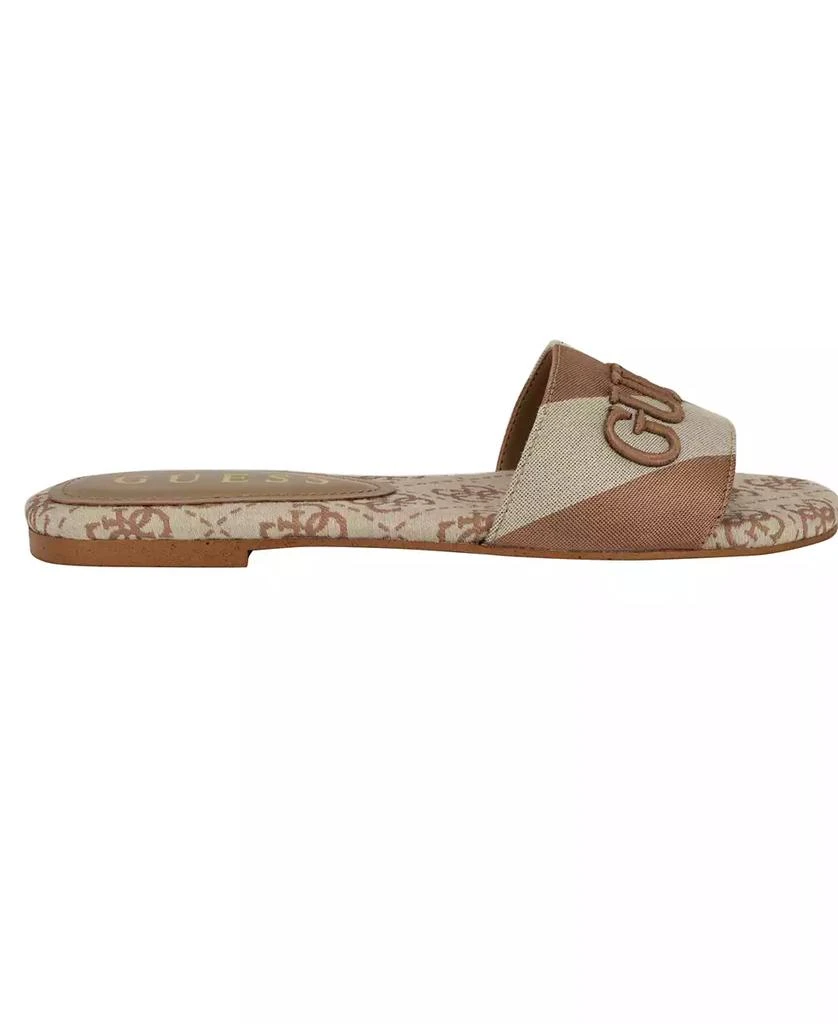 GUESS Women's Harini Slip-On Logo Flat Sandals 2