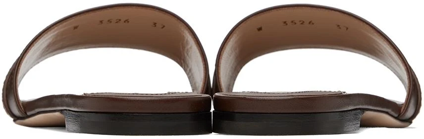 Tom Ford Brown Leather Slides 2