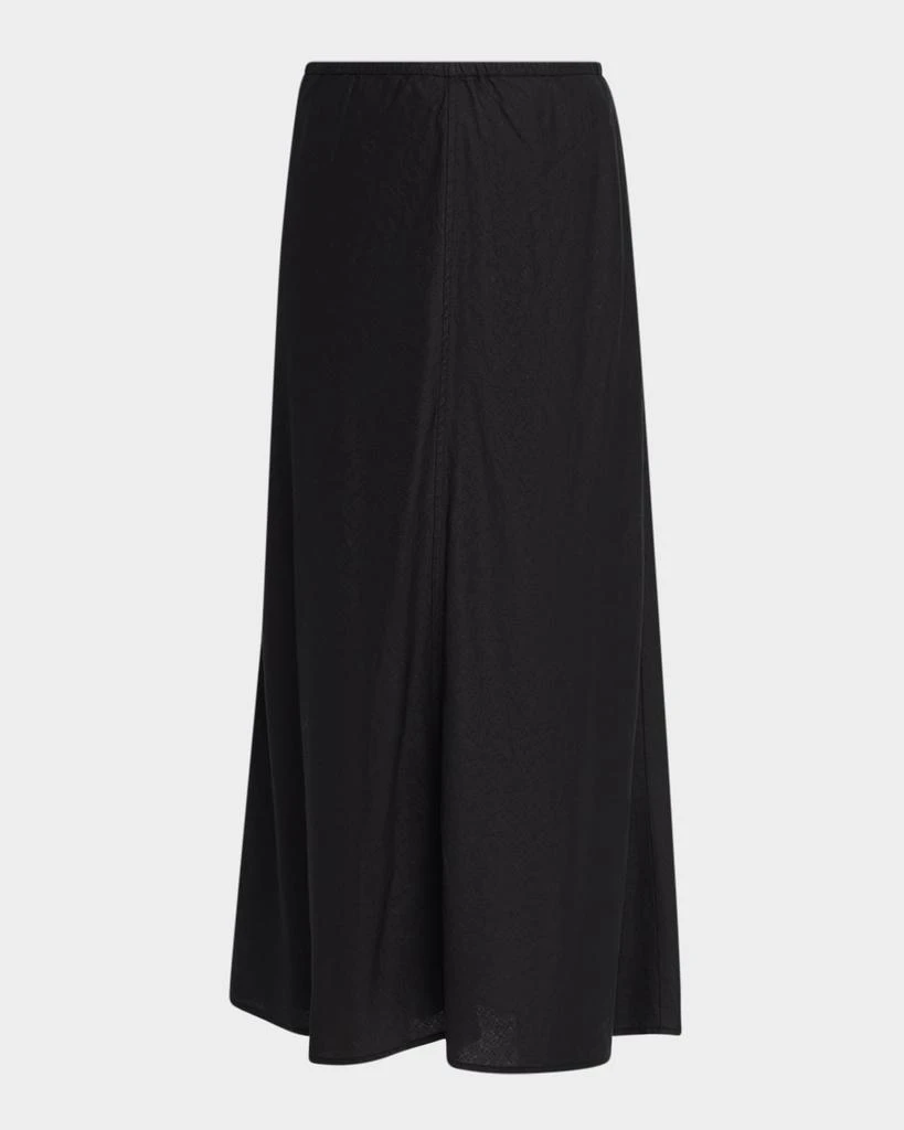 Eileen Fisher Petite A-Line Organic Linen Midi Skirt 1