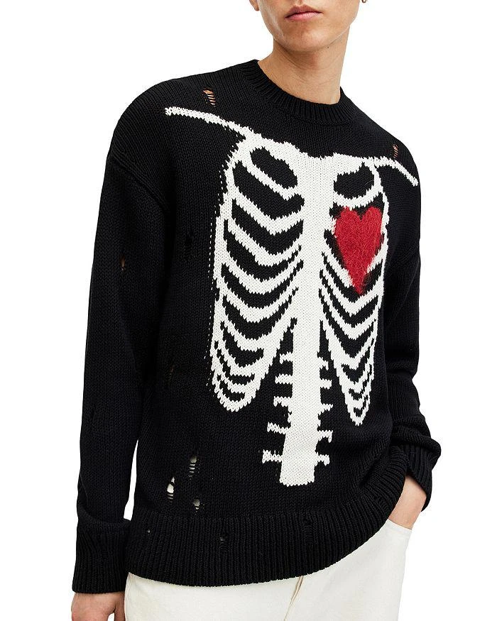 ALL SAINTS Heartcage Cotton Oversized Fit Sweater 3