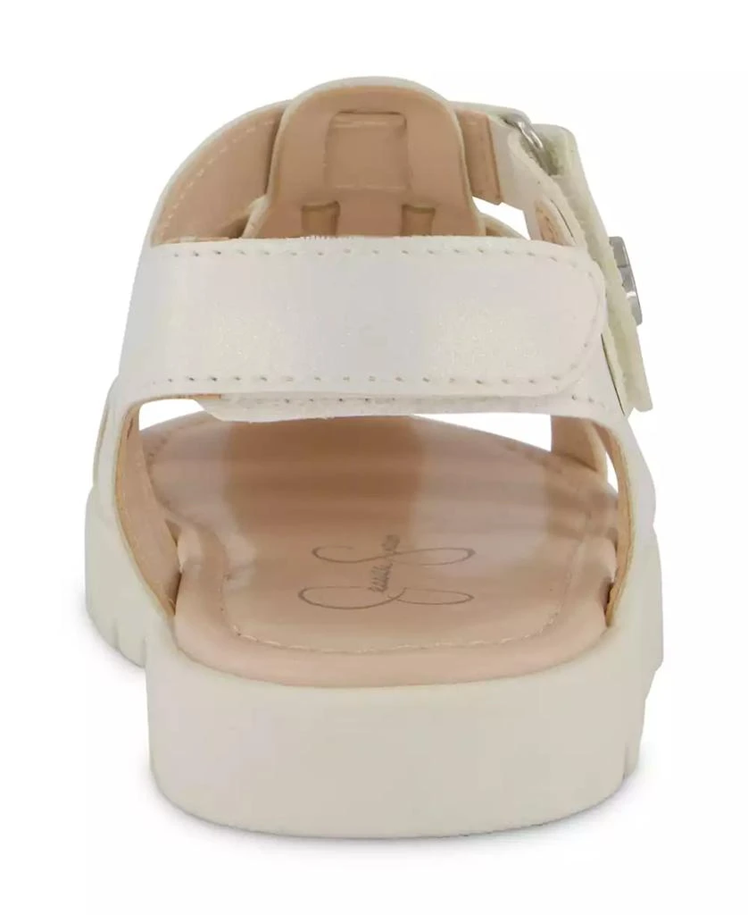 Jessica Simpson Toddler Girls Tia Fisher Puffy Bow Casual Sandals 3