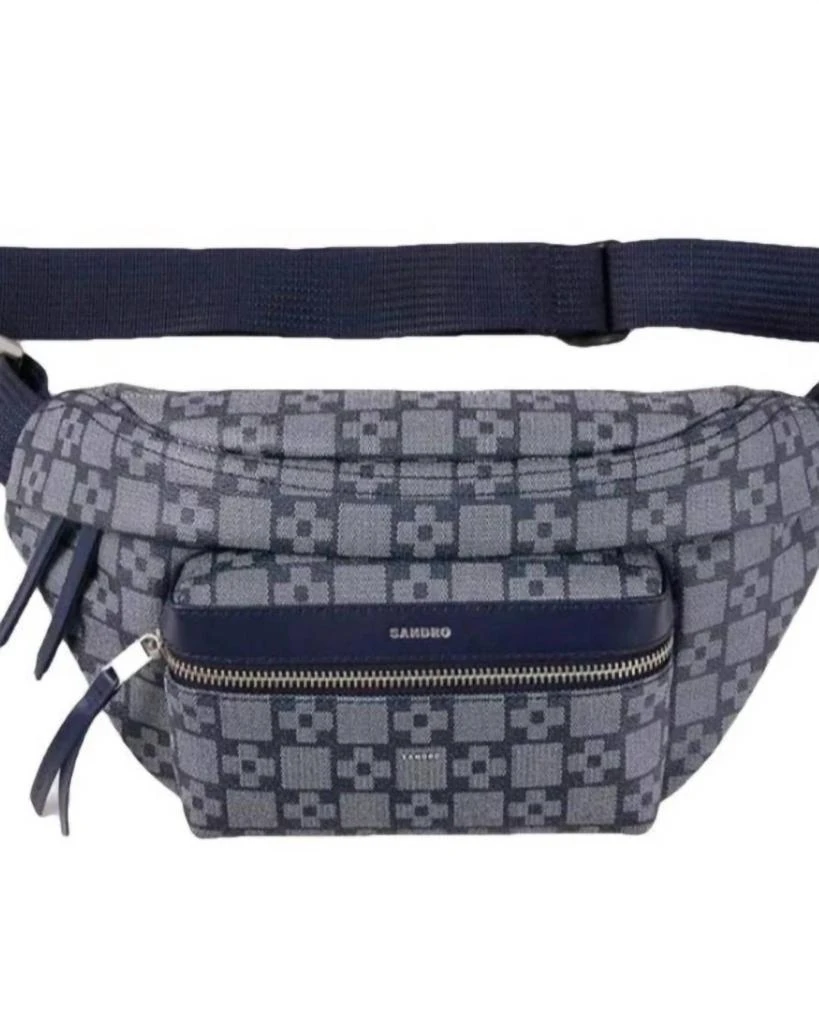 Sandro Sandro - Men
s Square Cross Monogram Belt Bag 2