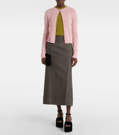 Gianvito Rossi Velvet wedge sandals 3