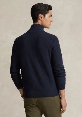 Ralph Lauren Ralph Lauren Mesh Knit Cotton Quarter Zip Sweater 2