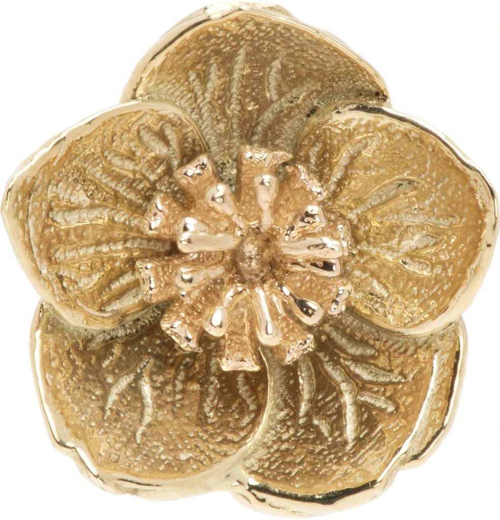 Bernard James Gold FLORA Hellebore Single Earring 1