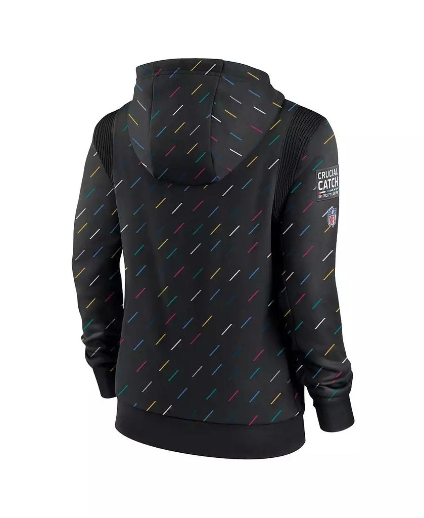NIKE Women's Anthracite Washington Football Team NFL Crucial Catch Therma Pullover Hoodie 2