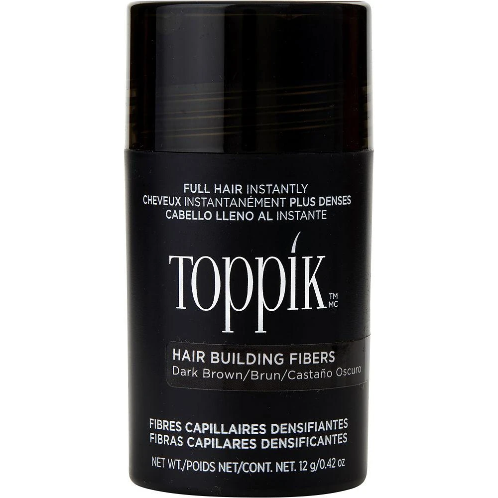 TOPPIK By  Hair Building Fibers Dark Brown Regular 12G/0.42 Oz Women 1