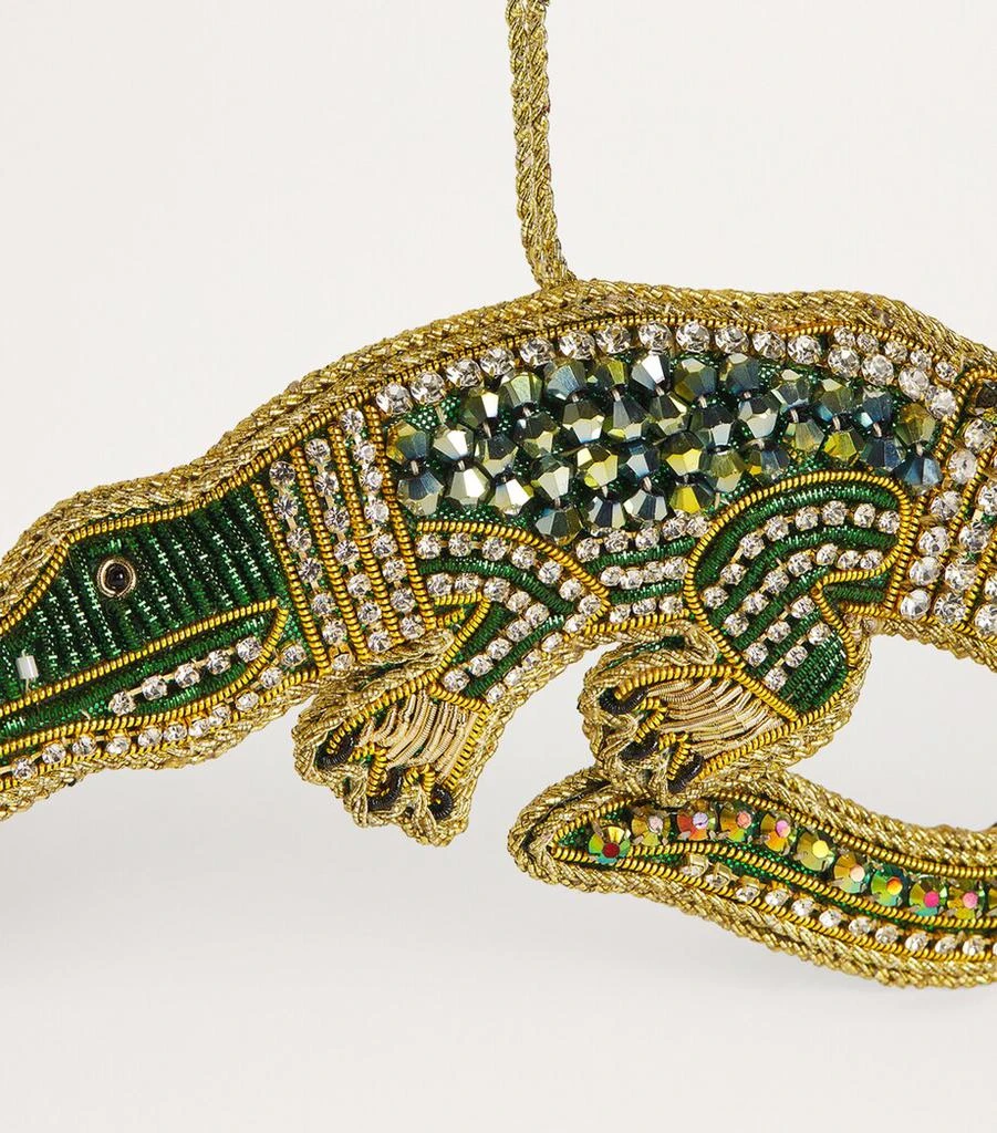 Tinker Tailor Embellished Alligator Tree Decoration 4