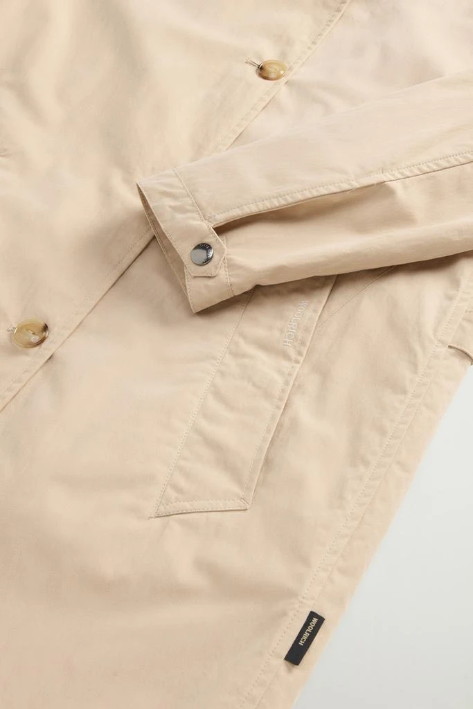 Woolrich Overcoat in Limonta Cotton Blend - Women - Beige 7